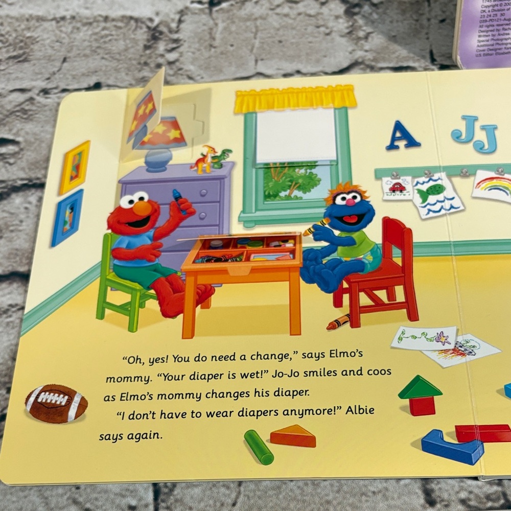 Sesame Street P is for Potty! And Girls Use the Potty! Book Bundle - Picture 7 of 16